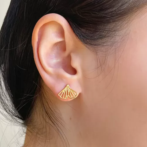 ARETE DE PLATA 925. COLECCIÓN GINKGO POR TERESA GONZALEZ-EPT266D