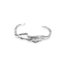 Brazalete -Cuff de plata .925 diseño orgánico por Teresa González