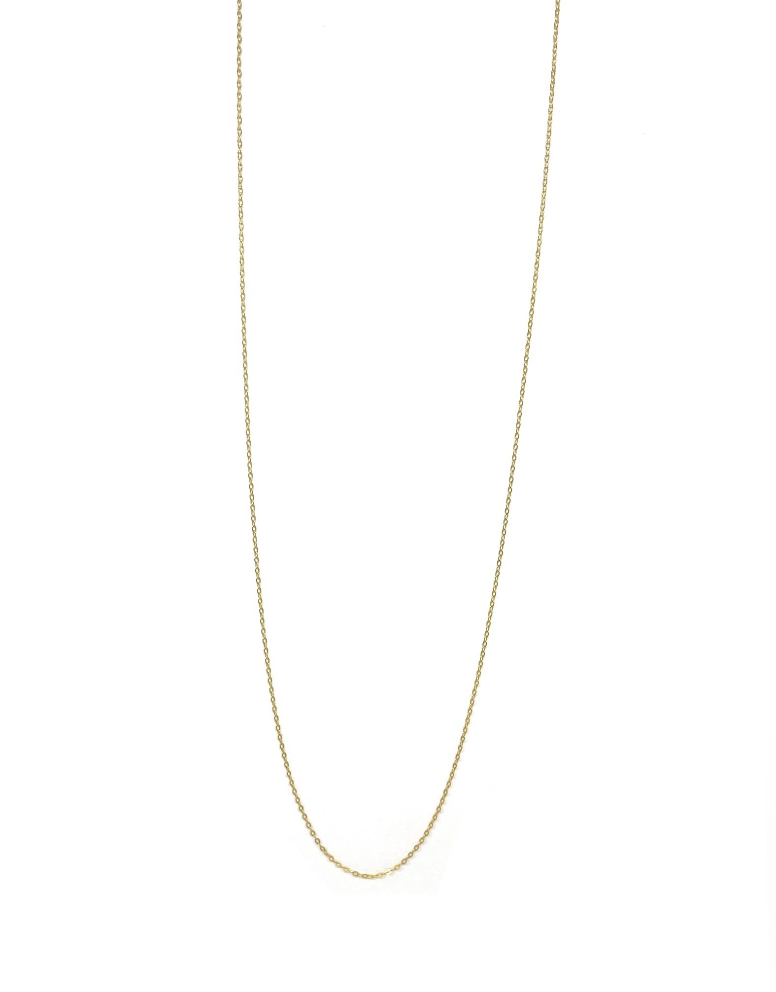 Cadena de plata .925 baño de oro eslabones anclados diseño por Teresa González- largo 50 cm