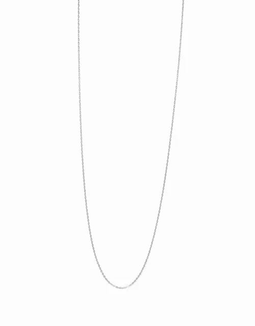 Cadena de plata .925 eslabones anclados diseño por Teresa González - Largo 50 cm