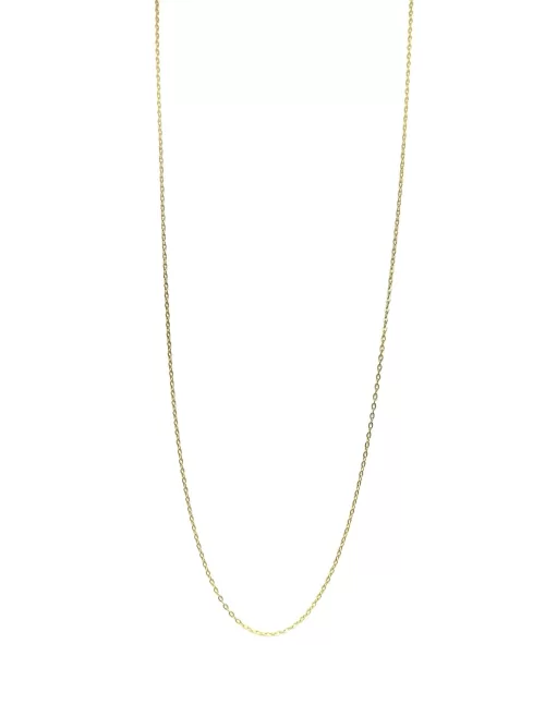 Cadena de plata .925 baño de oro eslabones anclados diseño por Teresa González- largo 45cm