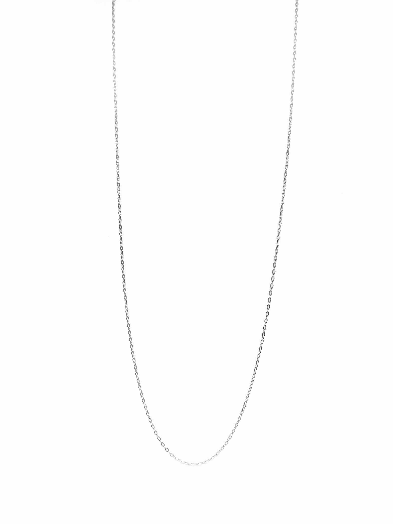 Cadena de plata .925 eslabones anclados diseño por Teresa González - 45 cm