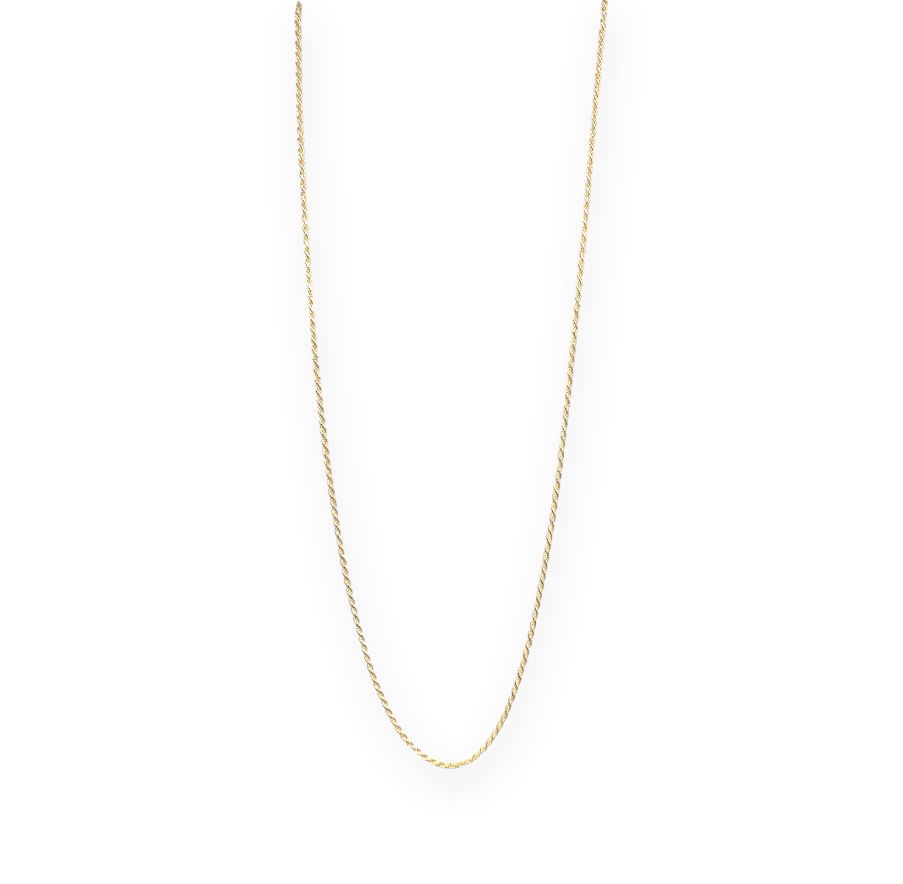 Cadena de plata .925 baño de oro eslabones entrelazados