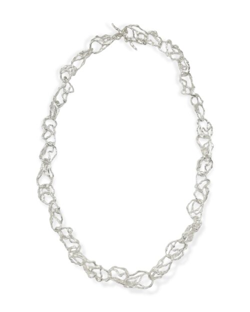 Collar de plata .925 diseño contemporáneo por Teresa González