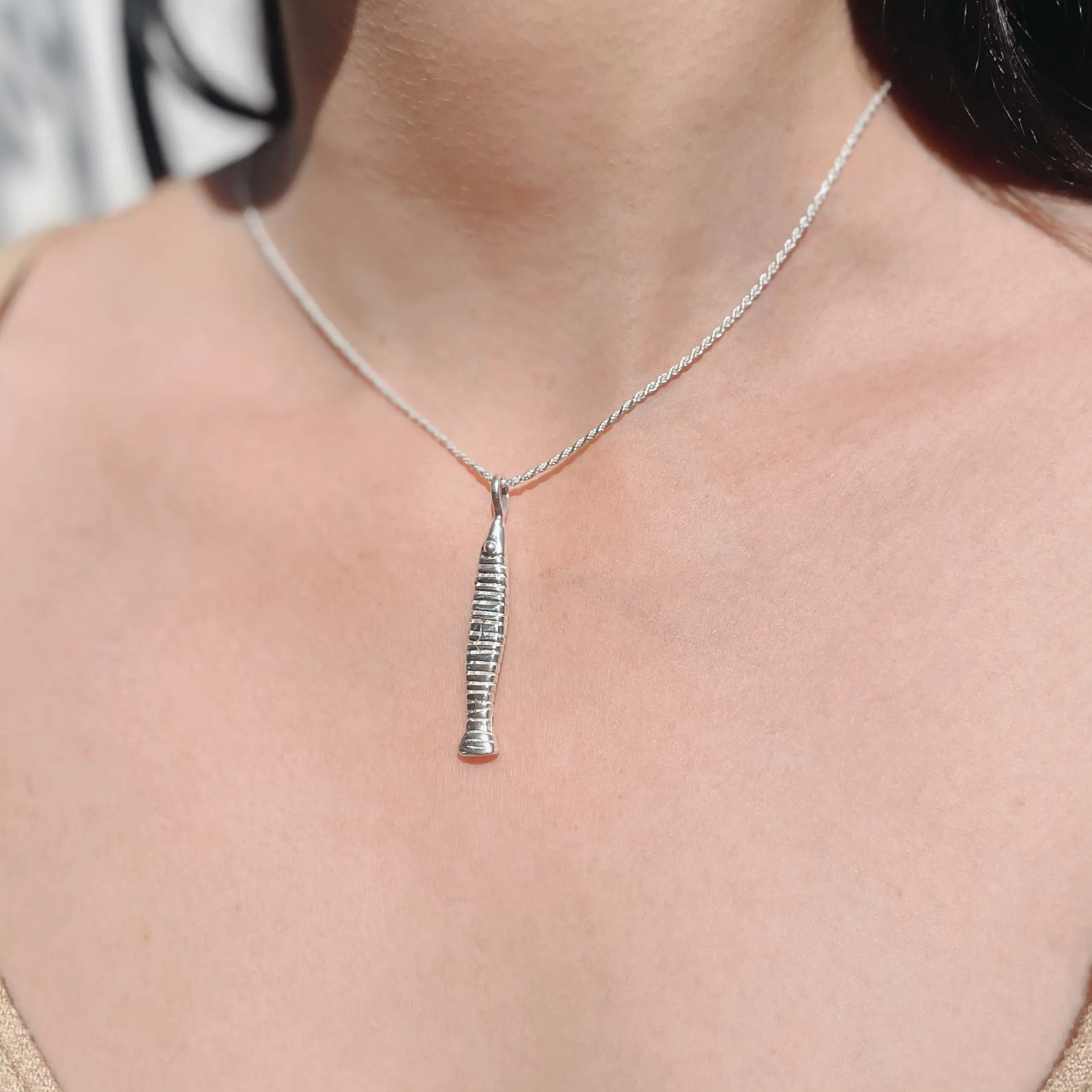 a rayas diseño sutil por Teresa González.