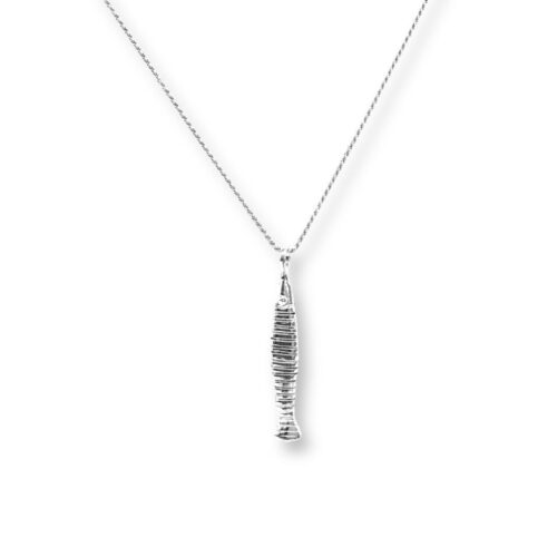 Dije de plata .925 con figura de pez chico