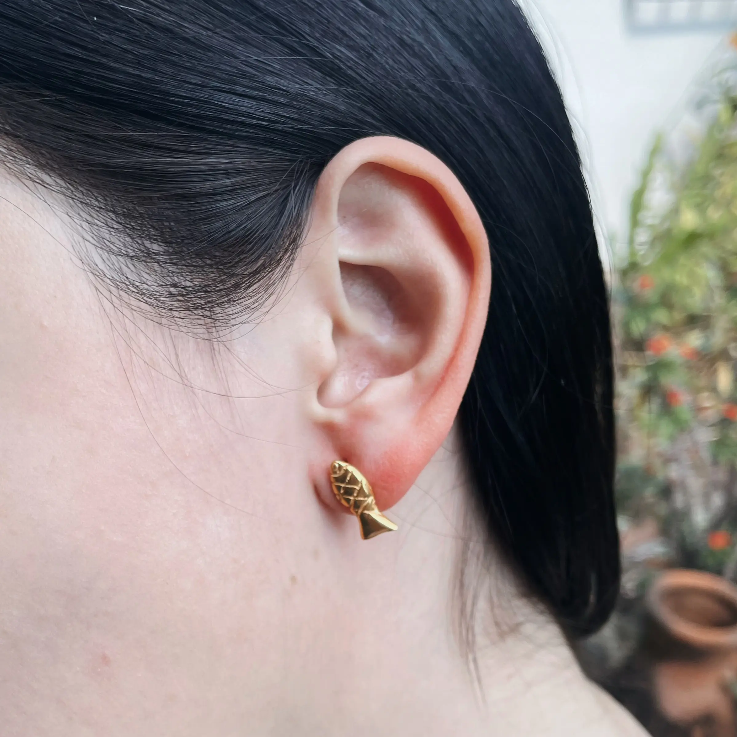 plata .925 lineas cruzadas con baño de oro